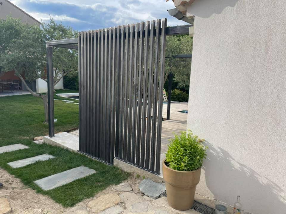 pergola acier sur mesure
