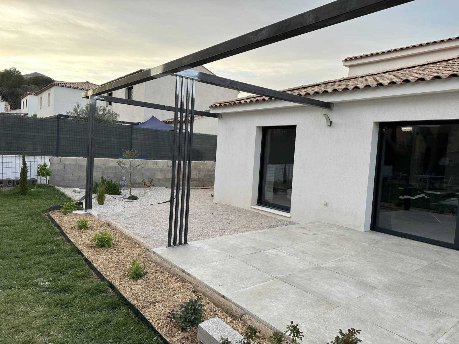 pergola adossée sur mesure aix en provence